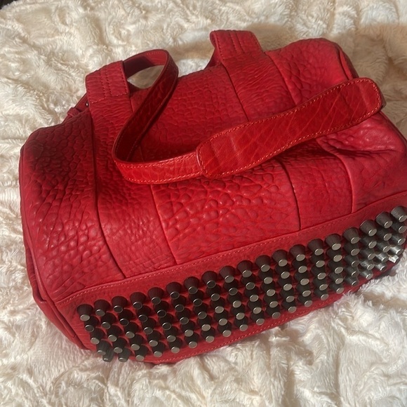 Alexander Wang Handbags - Alexander Wang RED Leather Rocco Duffle Style Crossbody. Excellent Condition